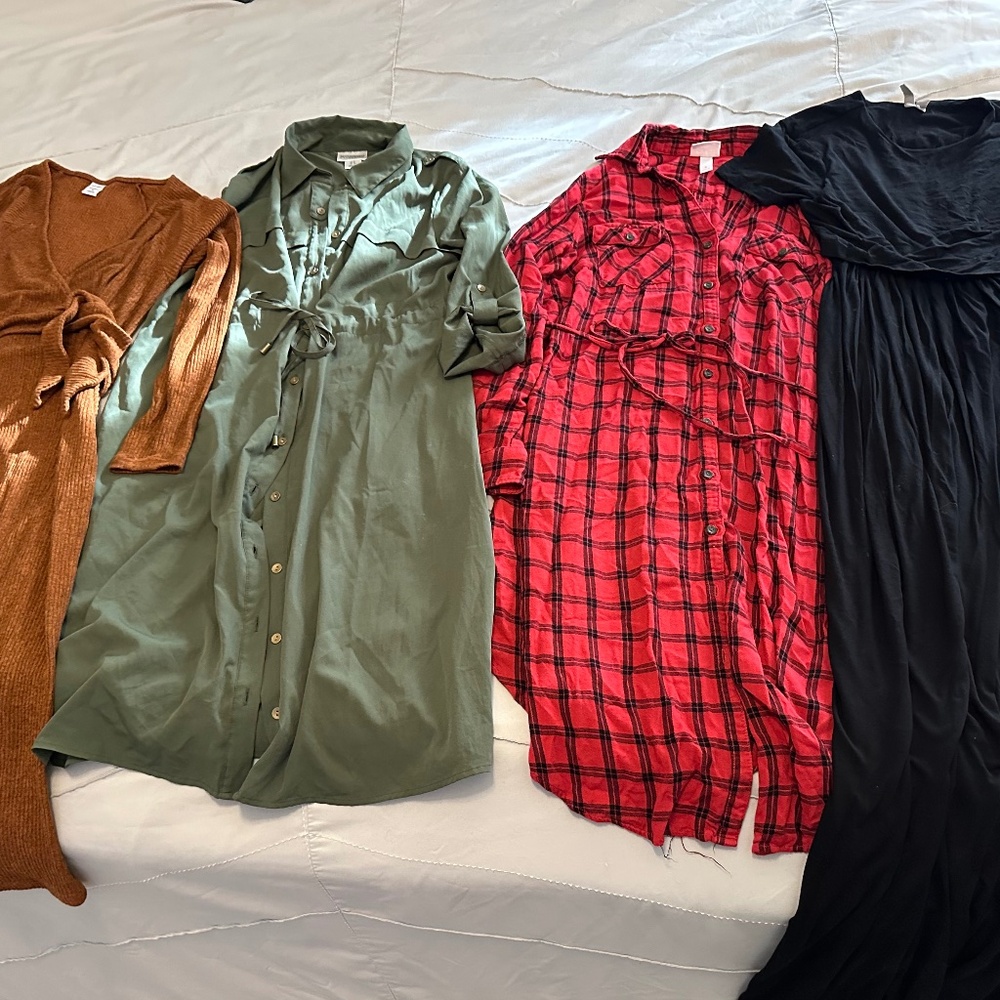 Maternity dress haul - fall